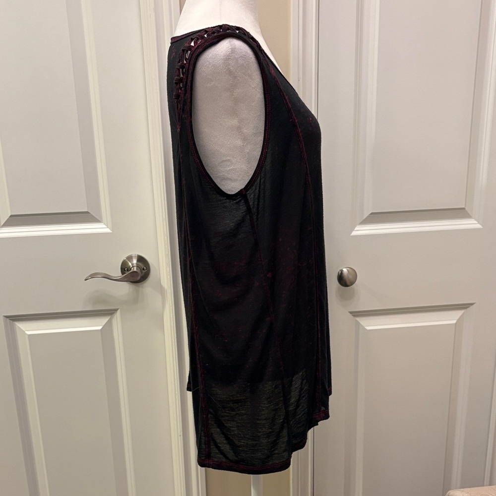Harley-Davidson Woman's Black Tank Top XL Red Highlights - Picture 6 of 14